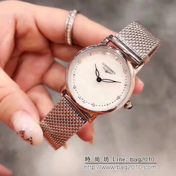 LONGINES浪琴 全新麗雅系列 石英女士腕表 WSS0665